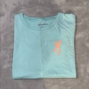 Browning teal shirt